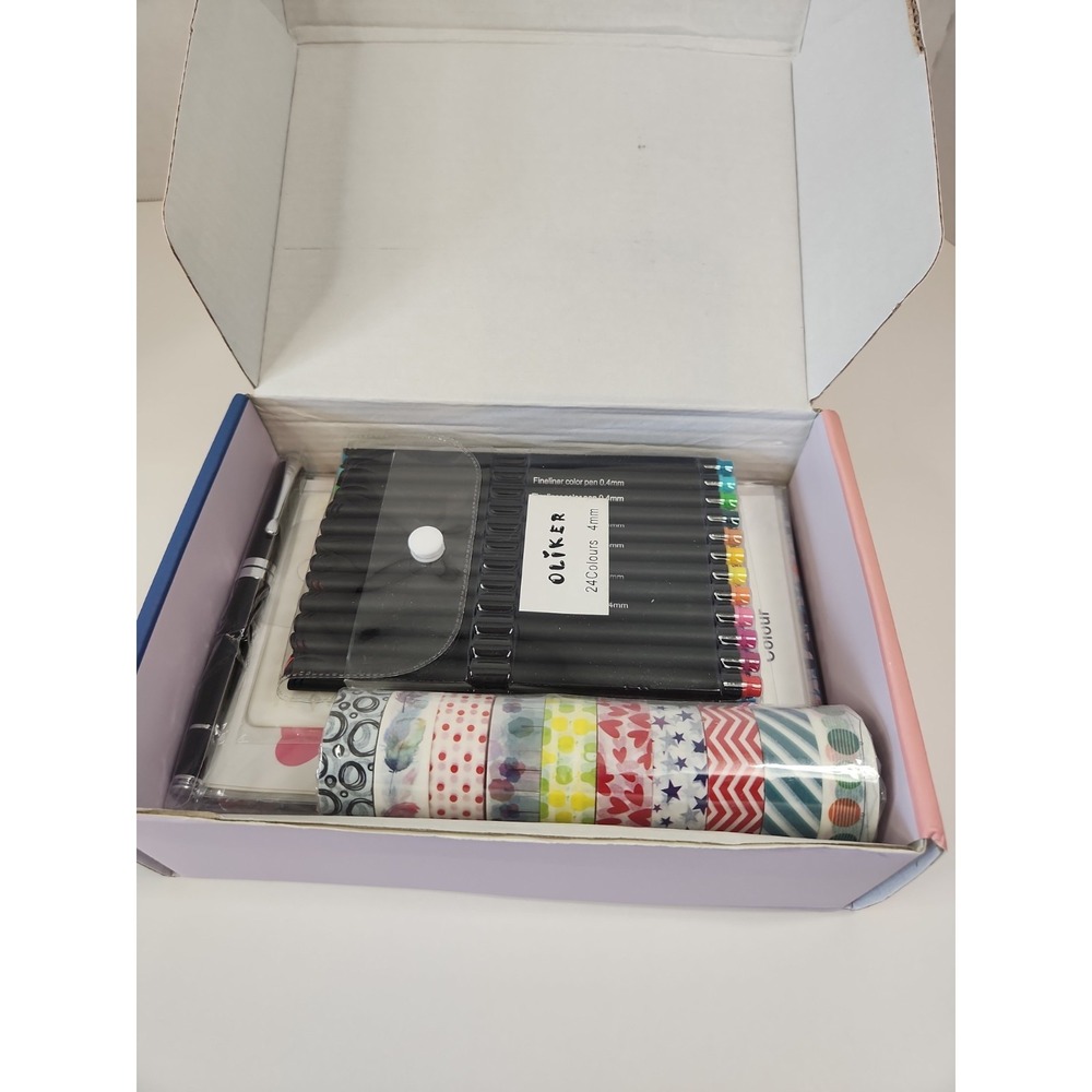 Journaling Scrapbooking Starter Kit Gift Box 6pc Set New‎ In  Open Box